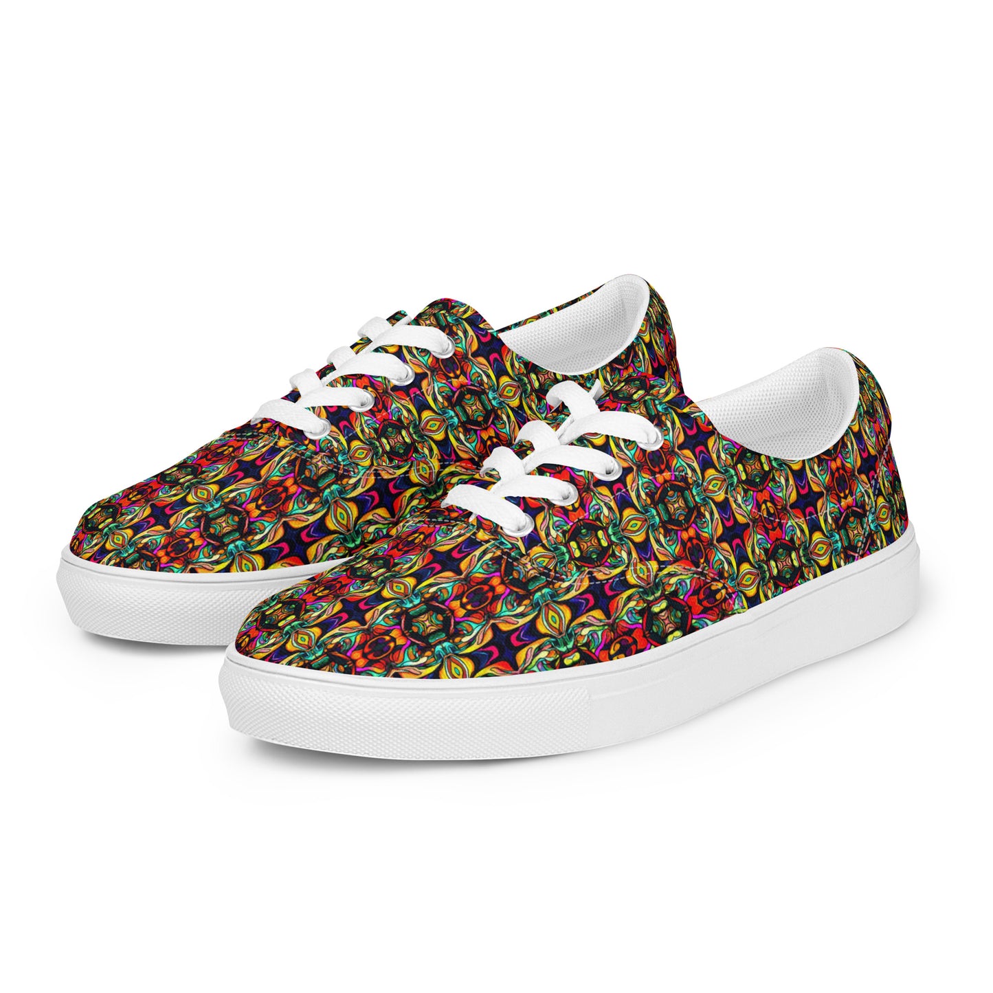 DMV 0166 Psy Artsy Women’s lace-up canvas shoes