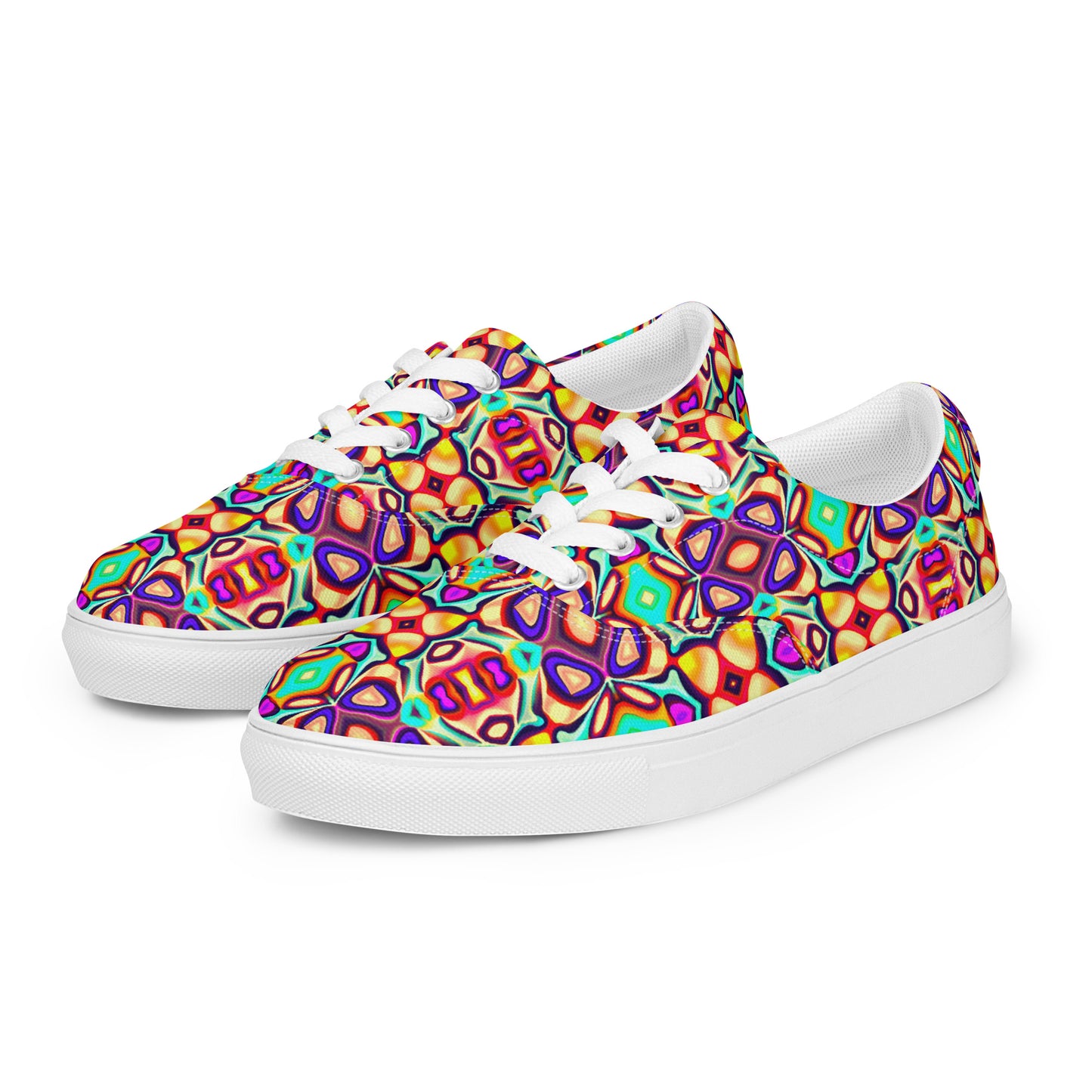 DMV 1357 Psy Artsy Women’s lace-up canvas shoes