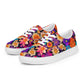 DMV 0192 Floral Women’s lace-up canvas shoes