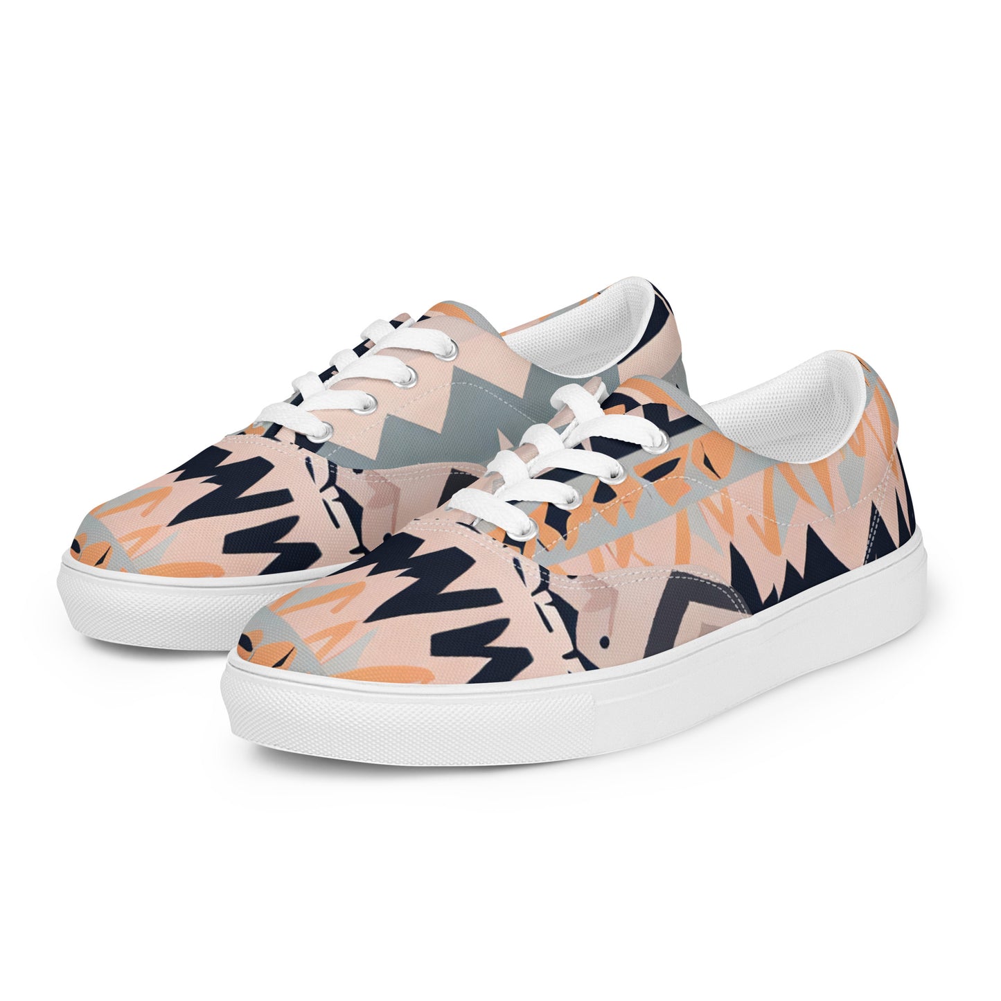 DMV 1345 Boho Women’s lace-up canvas shoes