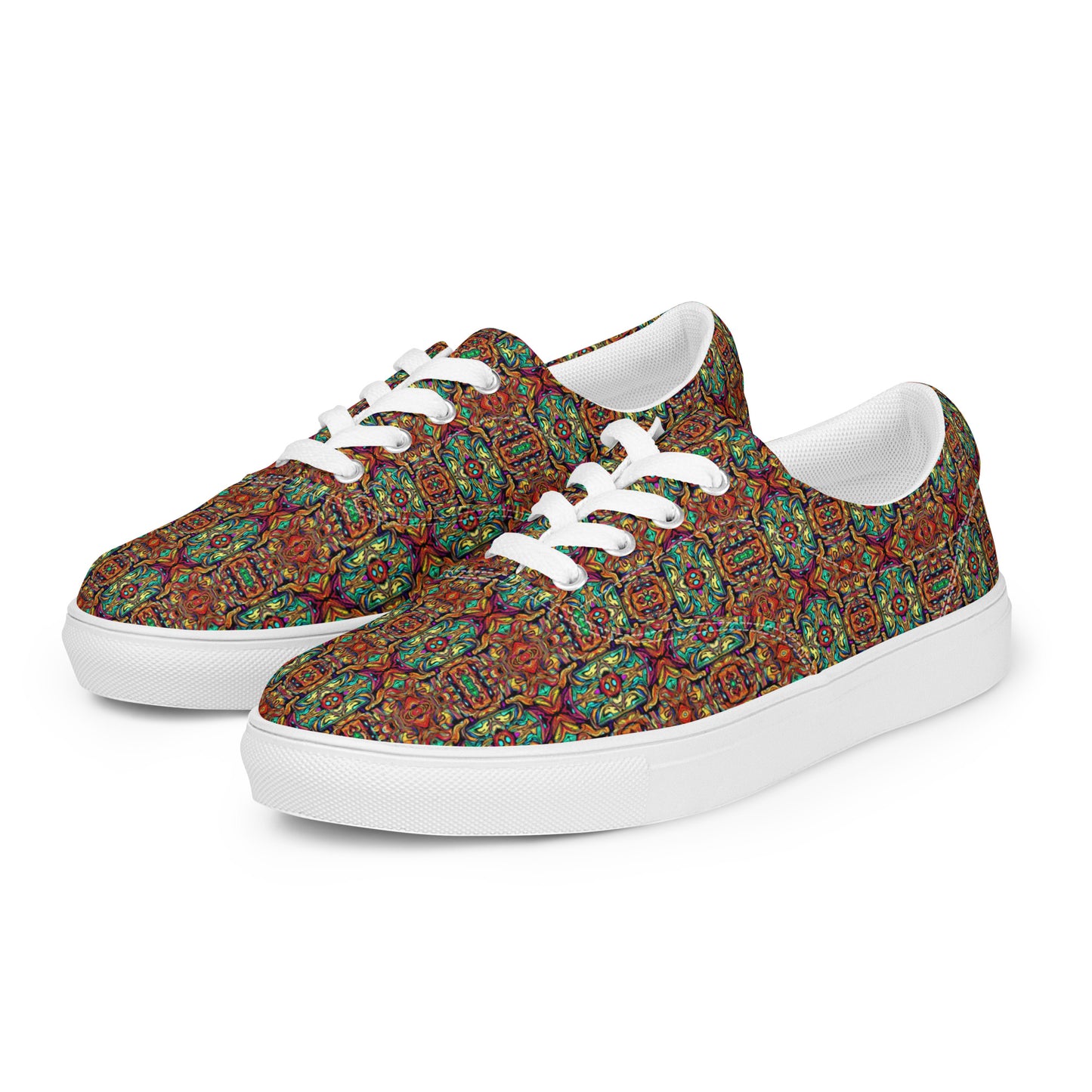 DMV 0200 Psy Artsy Women’s lace-up canvas shoes