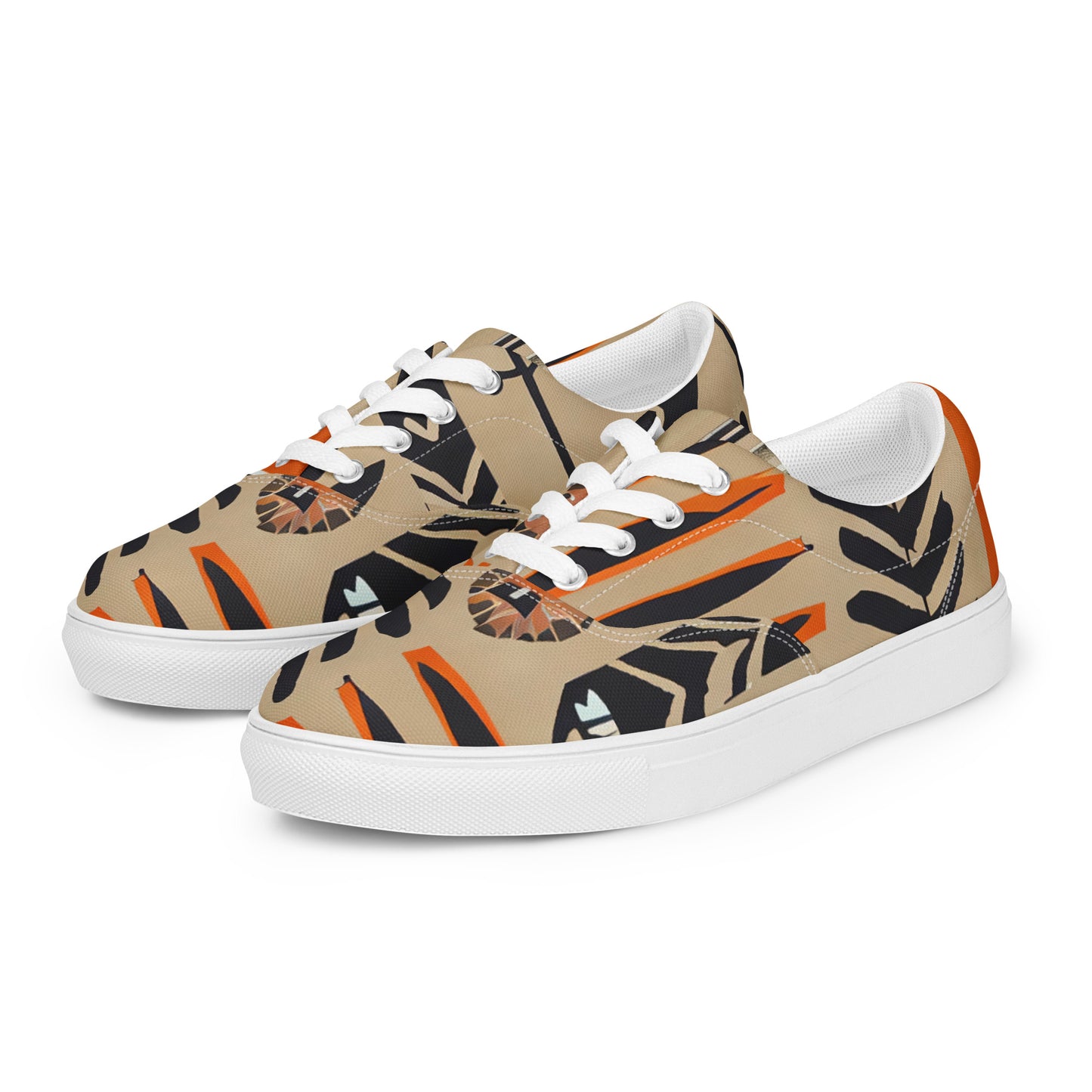 DMV 0202 Boho Women’s lace-up canvas shoes