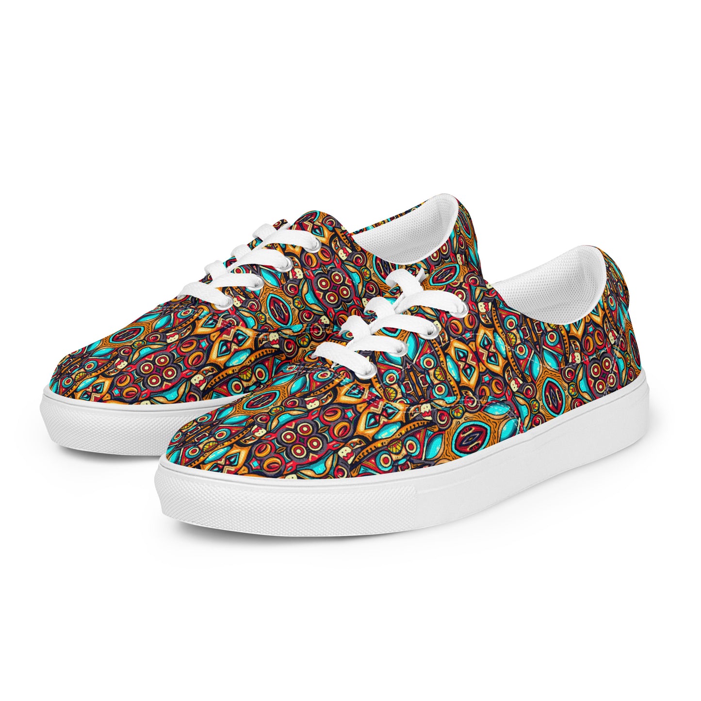 DMV 0426 Psy Artsy Women’s lace-up canvas shoes