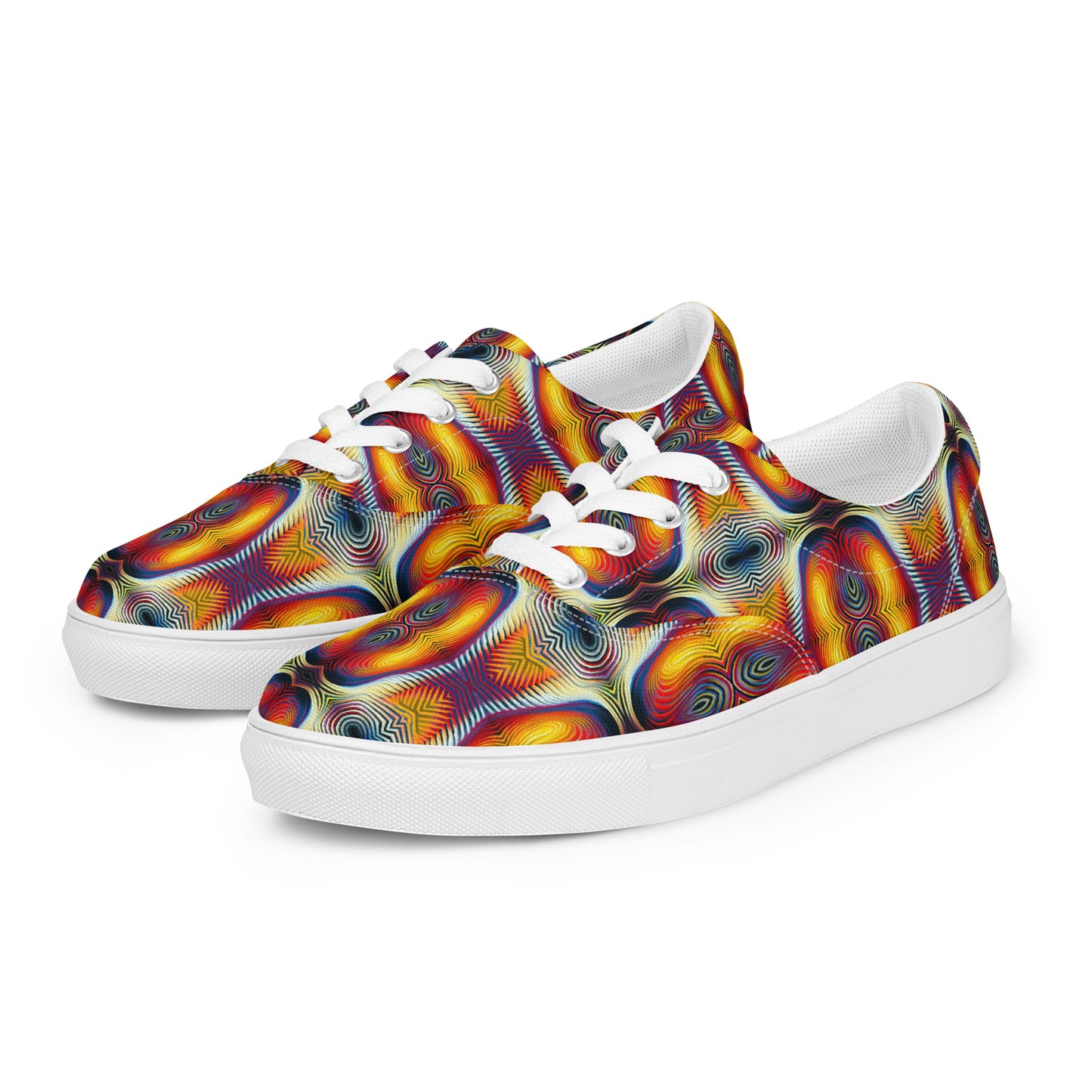 DMV 0507 Psy Artsy Women’s lace-up canvas shoes