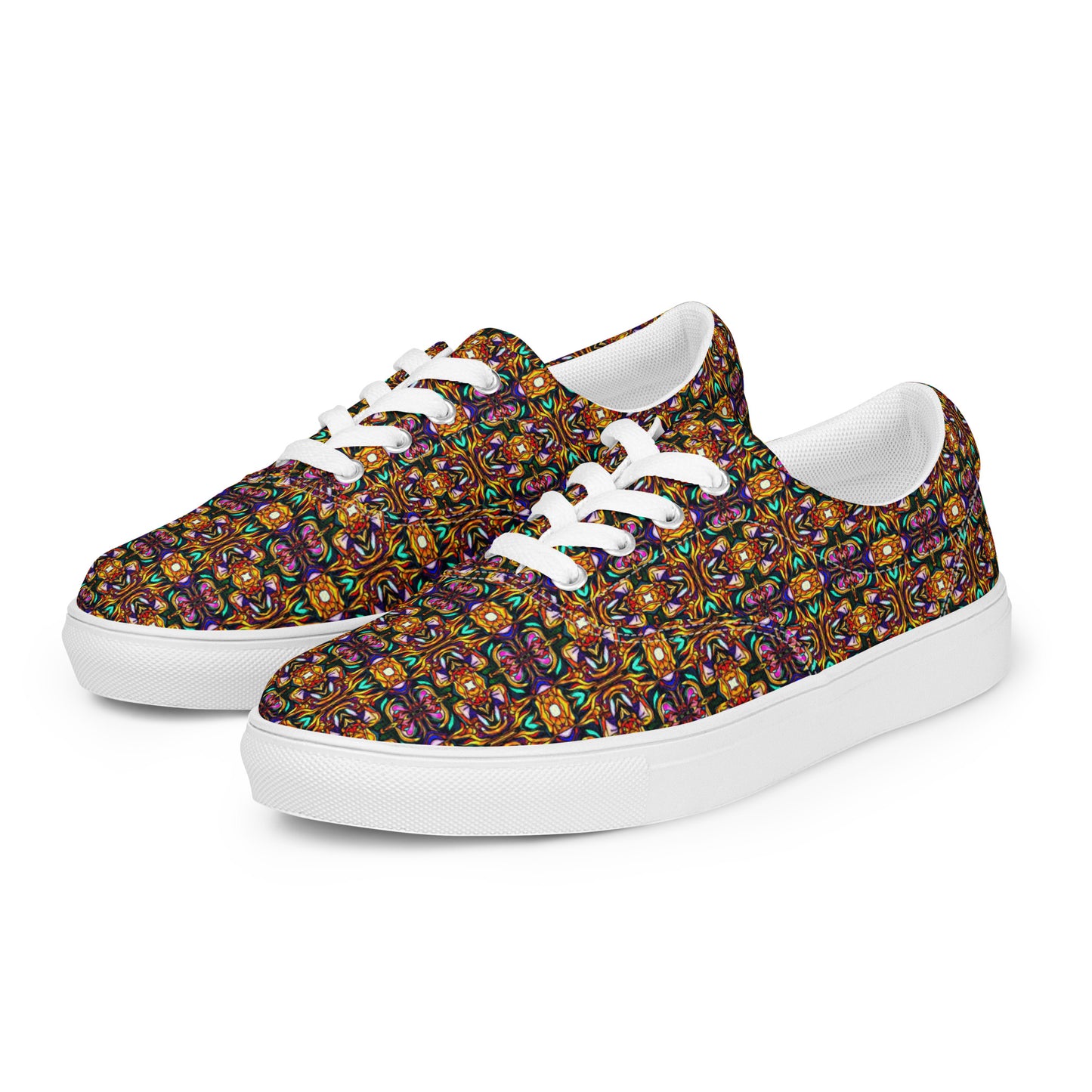 DMV 1538 Psy Artsy Women’s lace-up canvas shoes