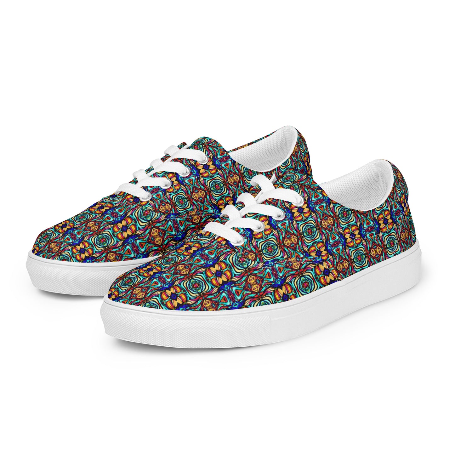 DMV 2122 Psy Artsy Women’s lace-up canvas shoes