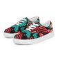 DMV 0920 Boho Women’s lace-up canvas shoes