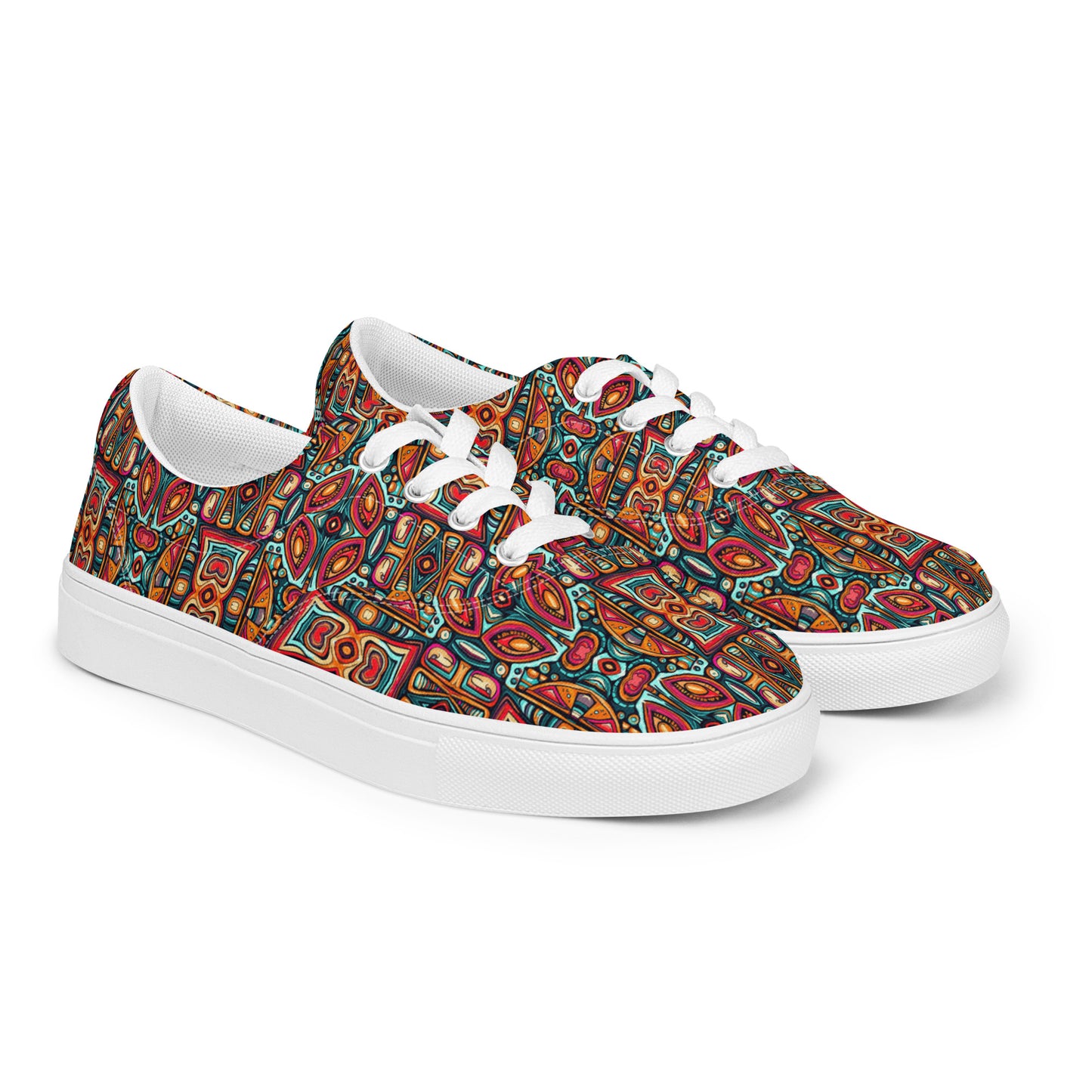 DMV 0113 Psy Artsy Women’s lace-up canvas shoes