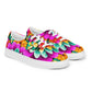 DMV 0250 Floral Women’s lace-up canvas shoes