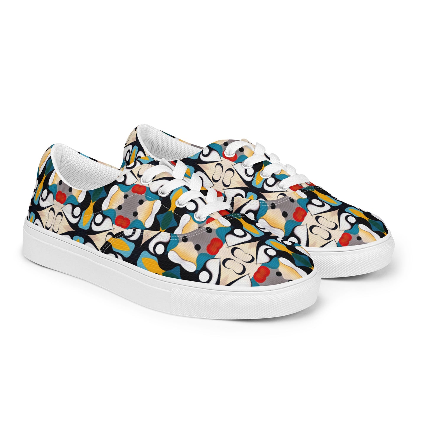 DMV 0139 Vintage Artsy Women’s lace-up canvas shoes