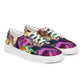 DMV 0206 Floral Women’s lace-up canvas shoes