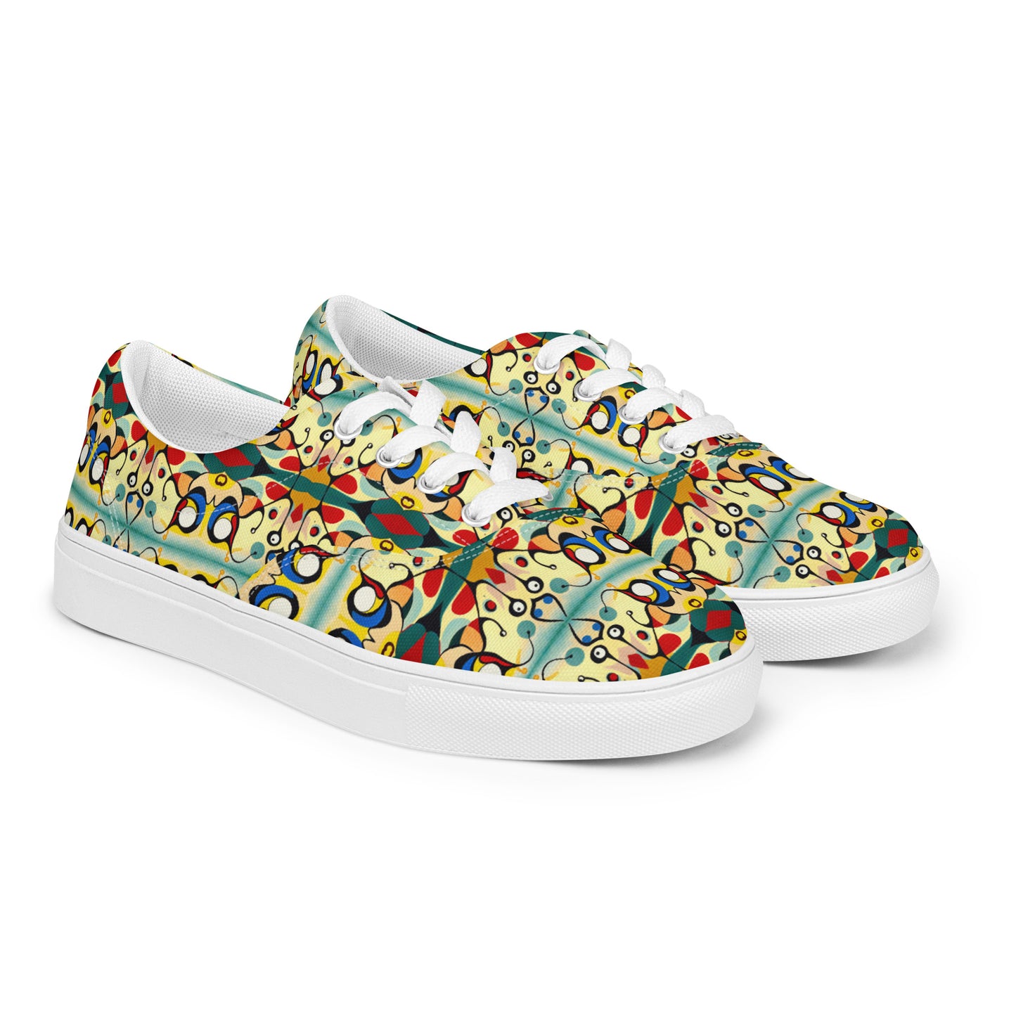 DMV 0405 Vintage Artsy Women’s lace-up canvas shoes