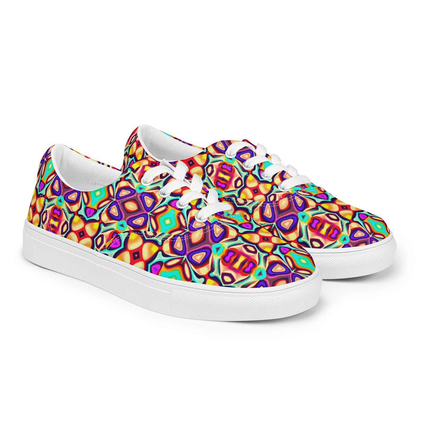 DMV 1357 Psy Artsy Women’s lace-up canvas shoes