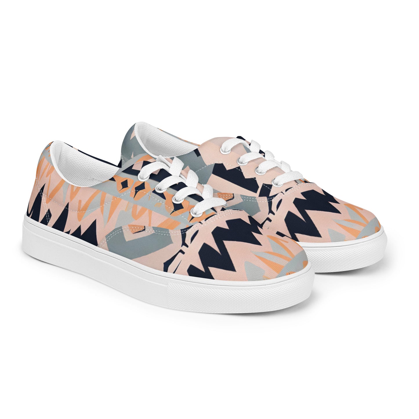 DMV 1345 Boho Women’s lace-up canvas shoes