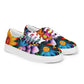 DMV 1980 Floral Women’s lace-up canvas shoes