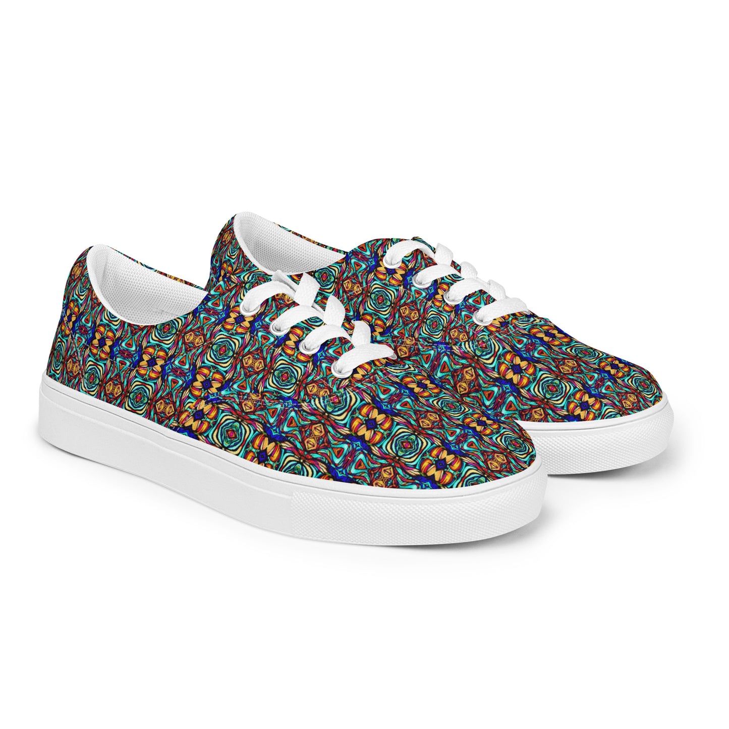 DMV 2122 Psy Artsy Women’s lace-up canvas shoes