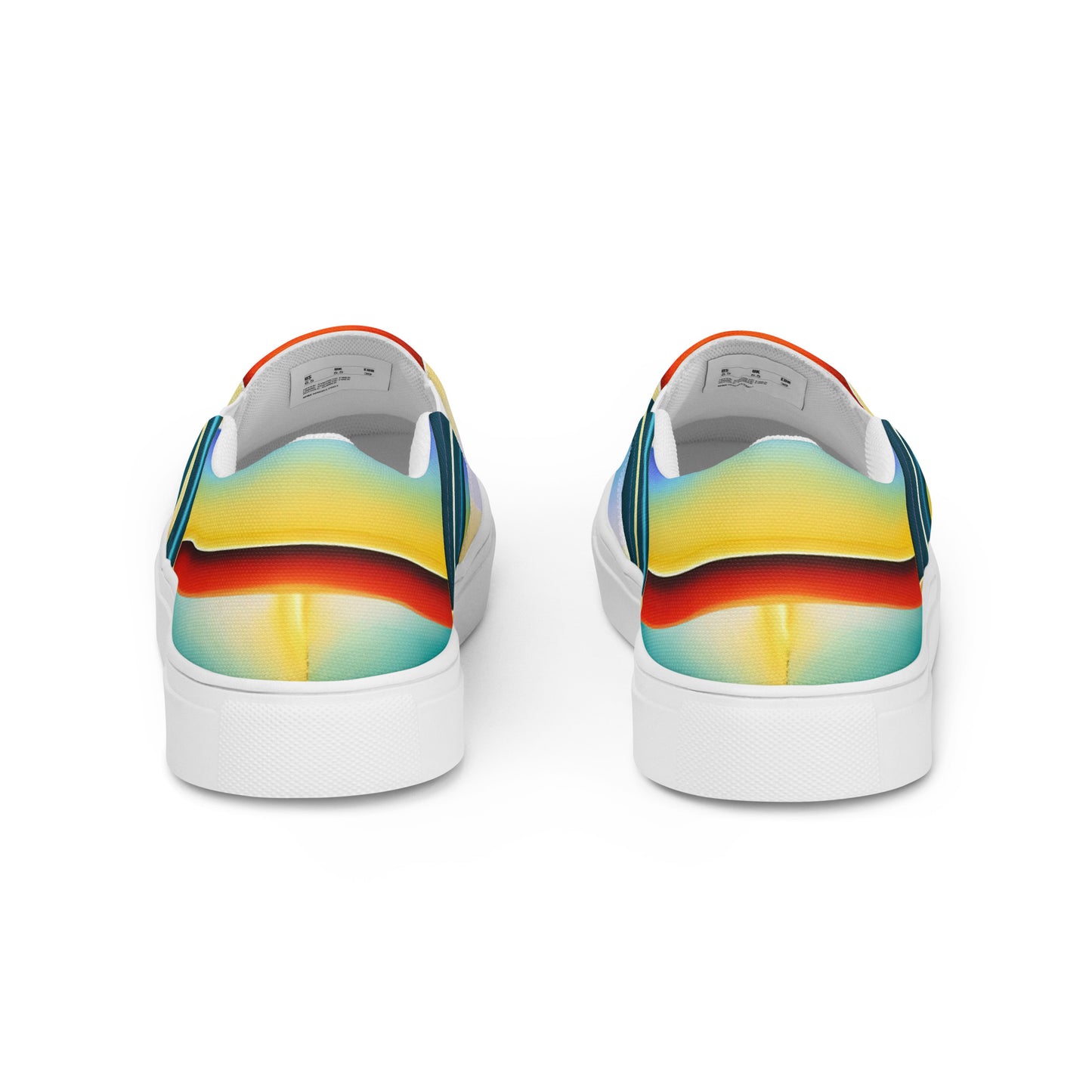 DMV 0262 Retro Art Women’s slip-on canvas shoes