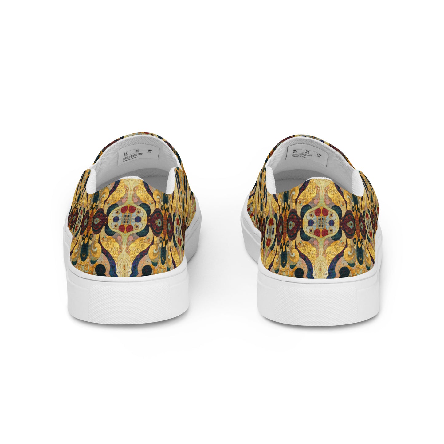 DMV 0407 Chic Boho Women’s slip-on canvas shoes