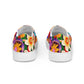 DMV 0309 Floral Women’s slip-on canvas shoes