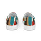 DMV 0413 Abstract Art Women’s slip-on canvas shoes