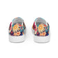 DMV 0404 Floral Women’s slip-on canvas shoes