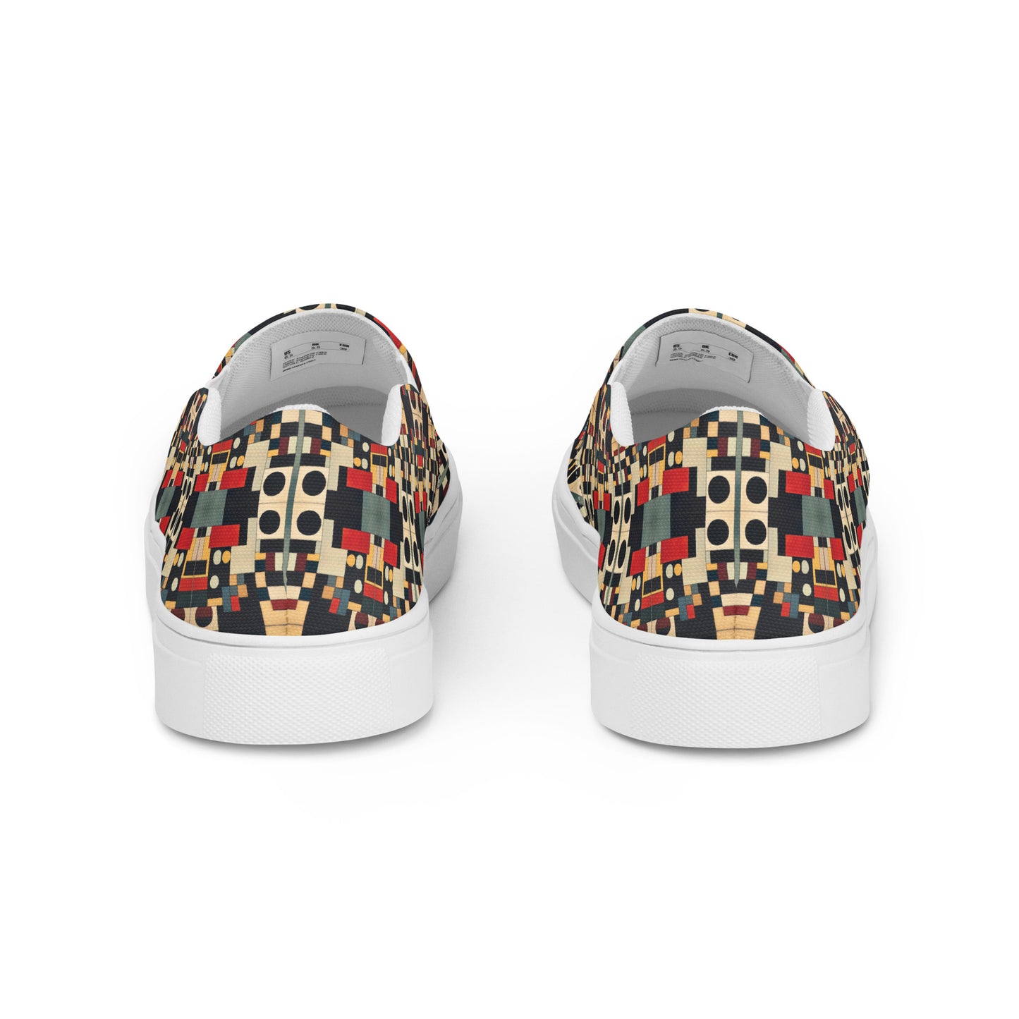 DMV 0510 Geo Boho Women’s slip-on canvas shoes