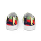 DMV 0749 Retro Art Women’s slip-on canvas shoes