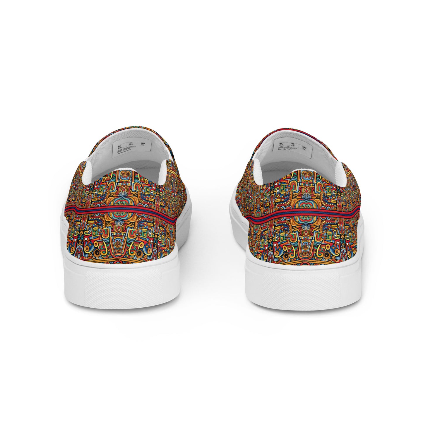 DMV 0758 Psy Artsy Women’s slip-on canvas shoes