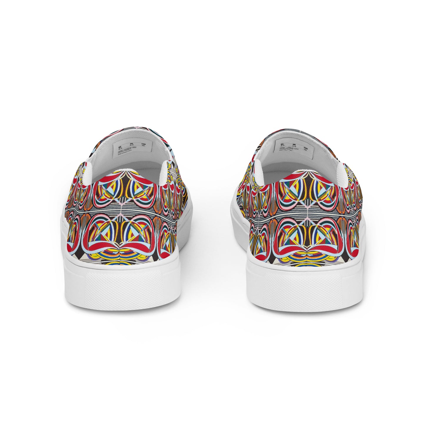 DMV 0985 Conceptual Artsy Women’s slip-on canvas shoes