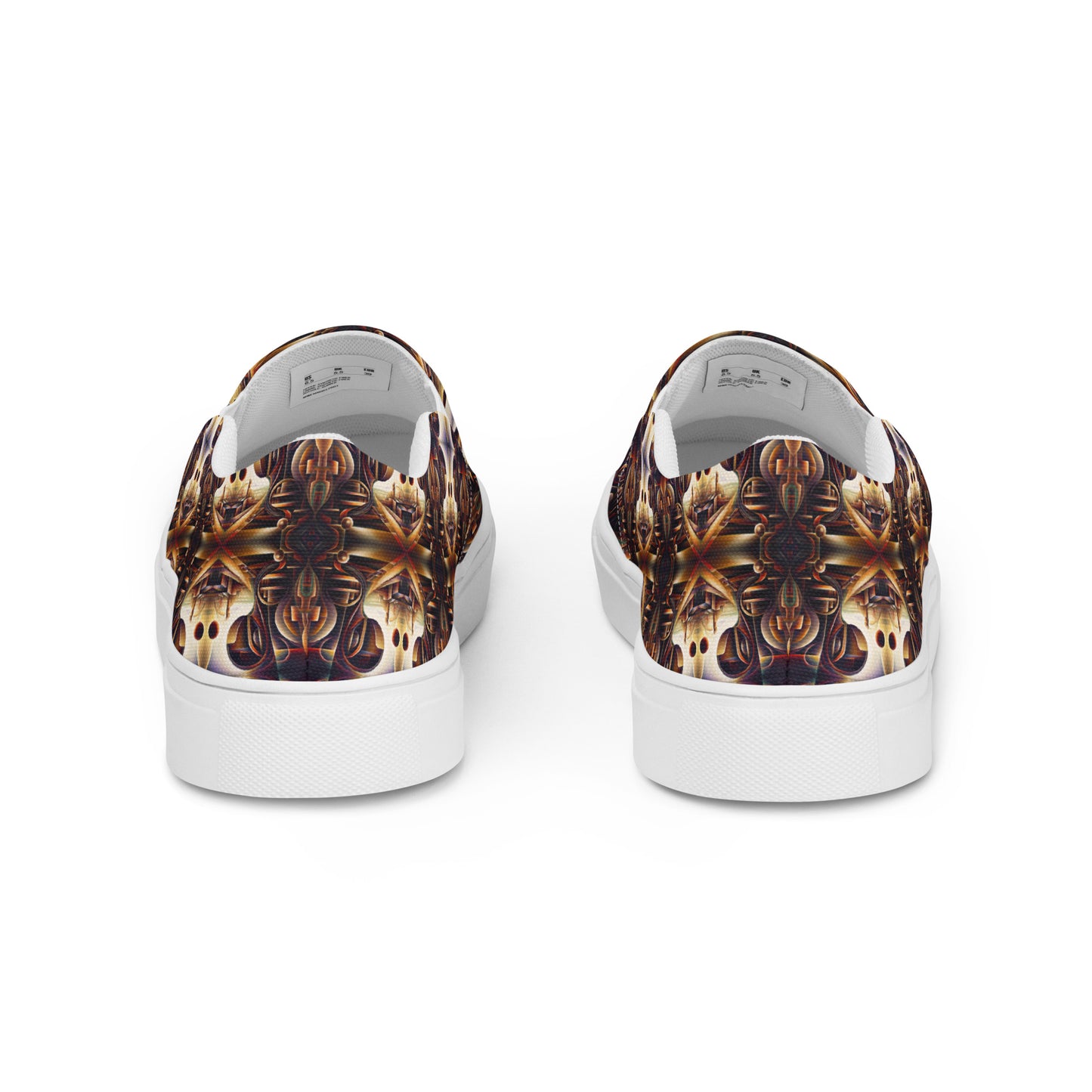 DMV 1576 Conceptual Artsy Women’s slip-on canvas shoes