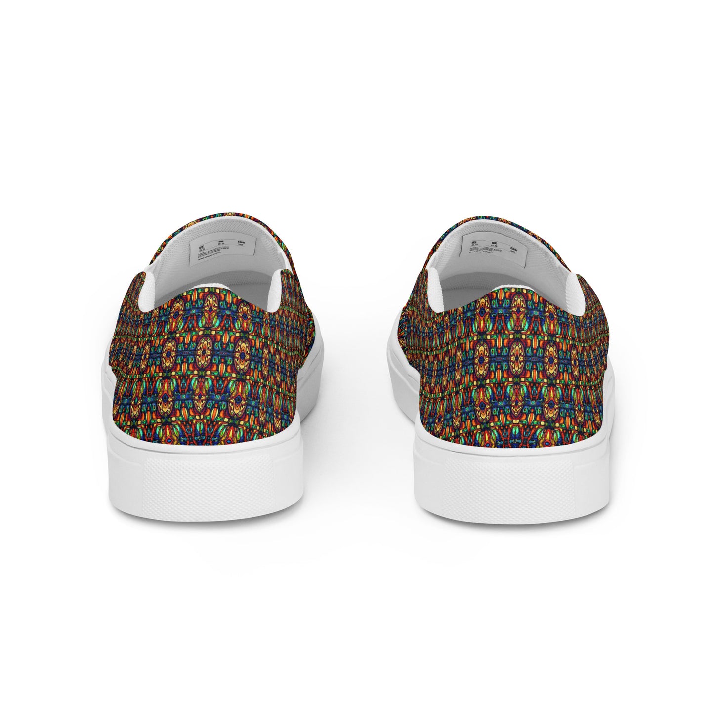 DMV 0348 Chic Boho Women’s slip-on canvas shoes