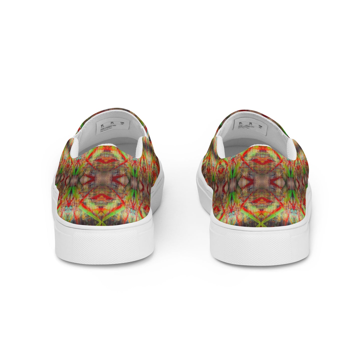 DMV 0495 Avant Garde Artsy Women’s slip-on canvas shoes