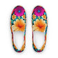 DMV 0259 Floral Women’s slip-on canvas shoes