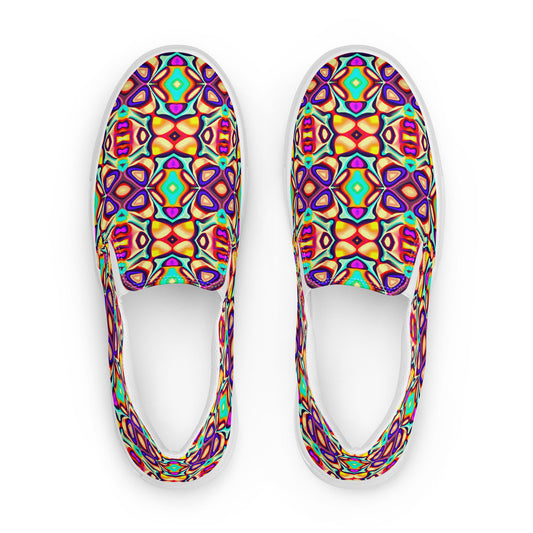 DMV 1357 Psy Artsy Women’s slip-on canvas shoes