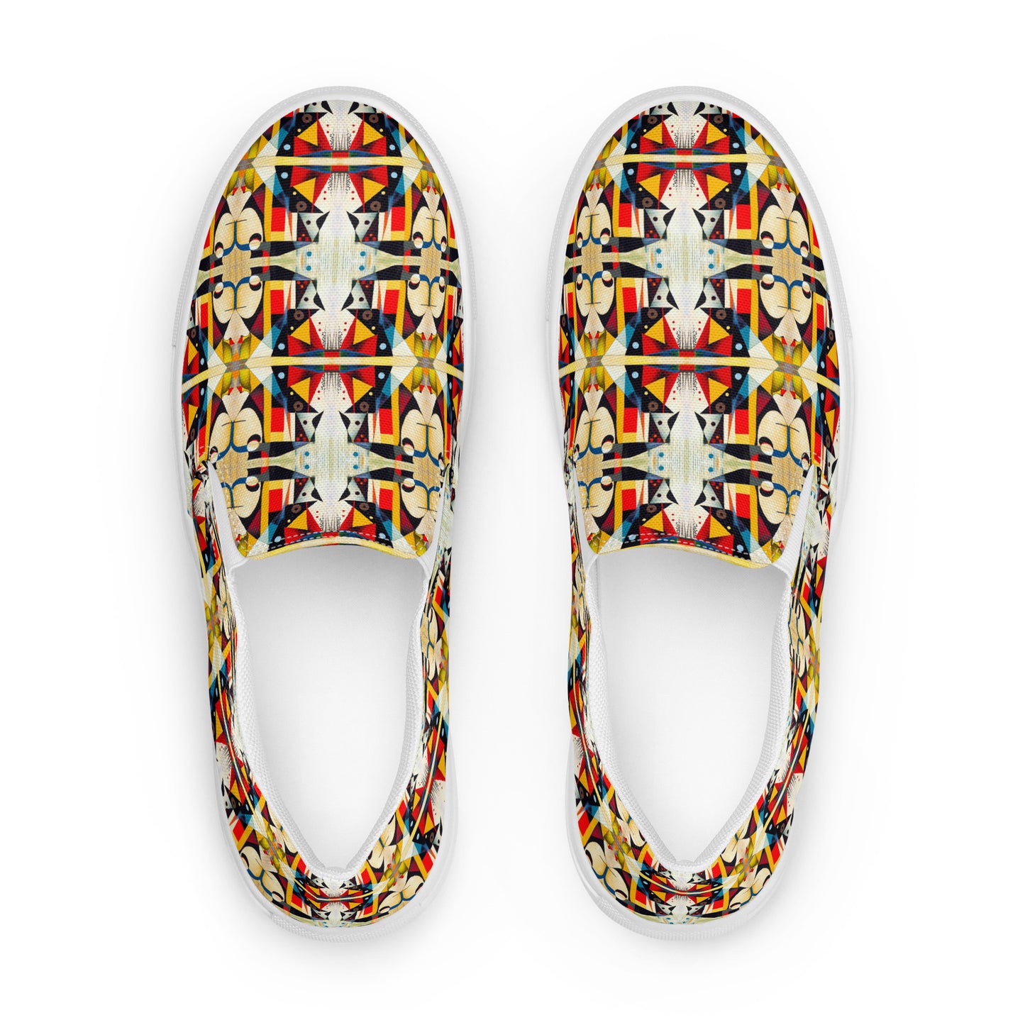 DMV 0517 Chic Boho Women’s slip-on canvas shoes