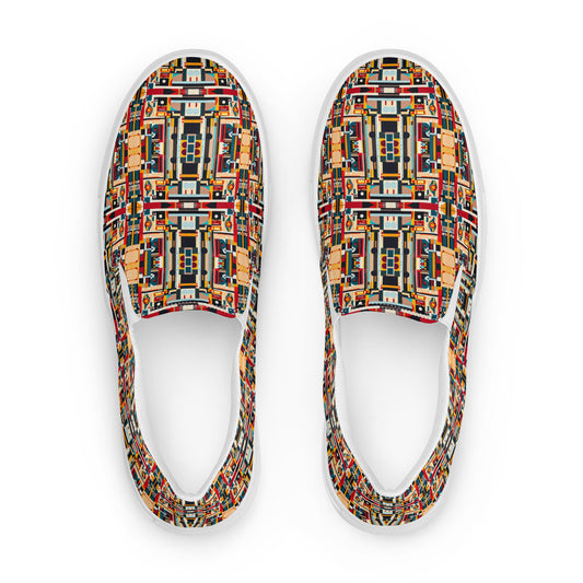 DMV 1705 Chic Boho Women’s slip-on canvas shoes