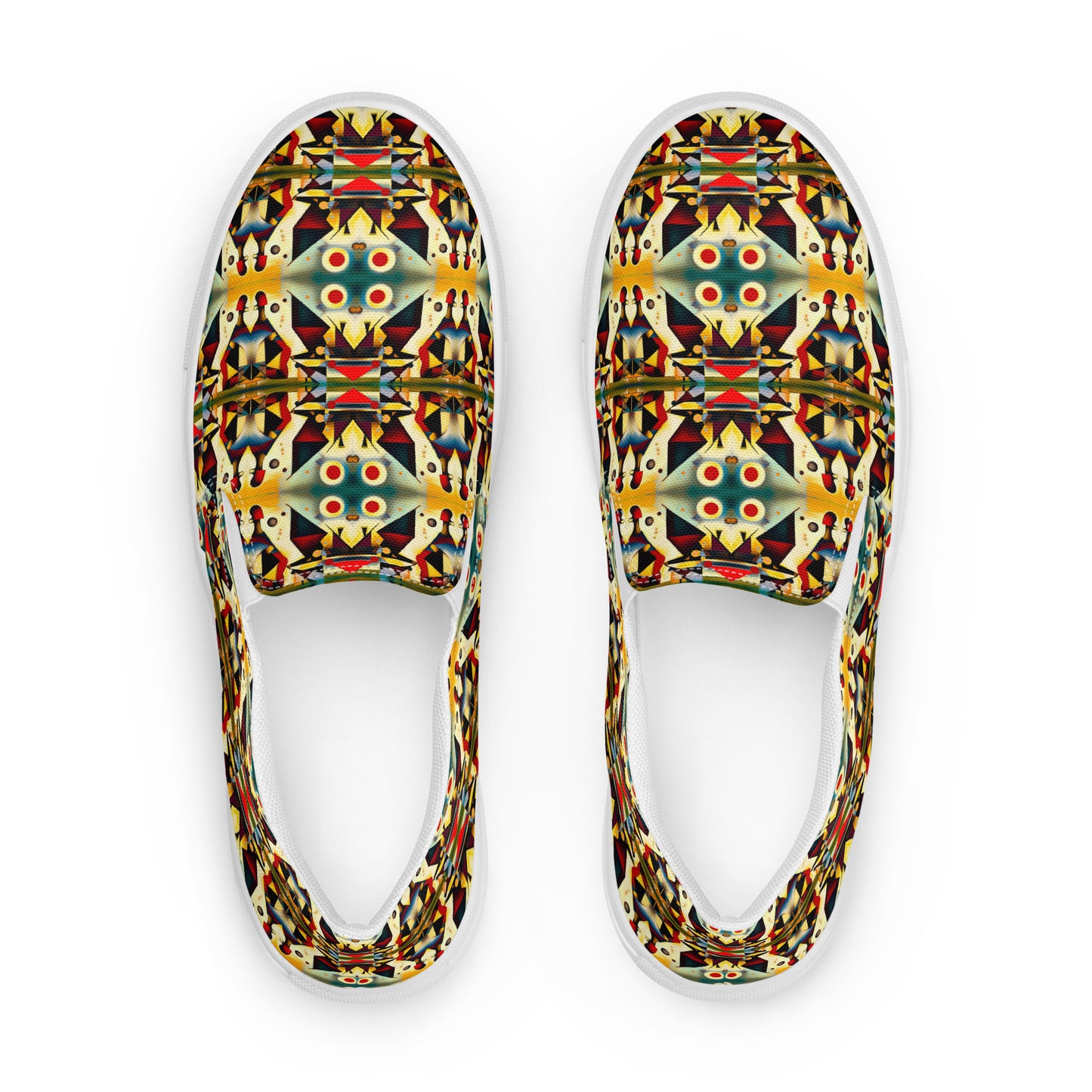 DMV 0792 Chic Boho Women’s slip-on canvas shoes