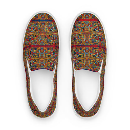 DMV 0758 Psy Artsy Women’s slip-on canvas shoes