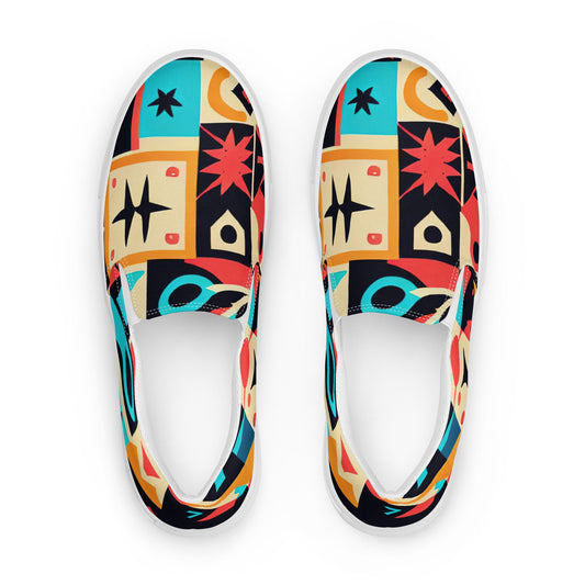 DMV 0497 Boho Women’s slip-on canvas shoes