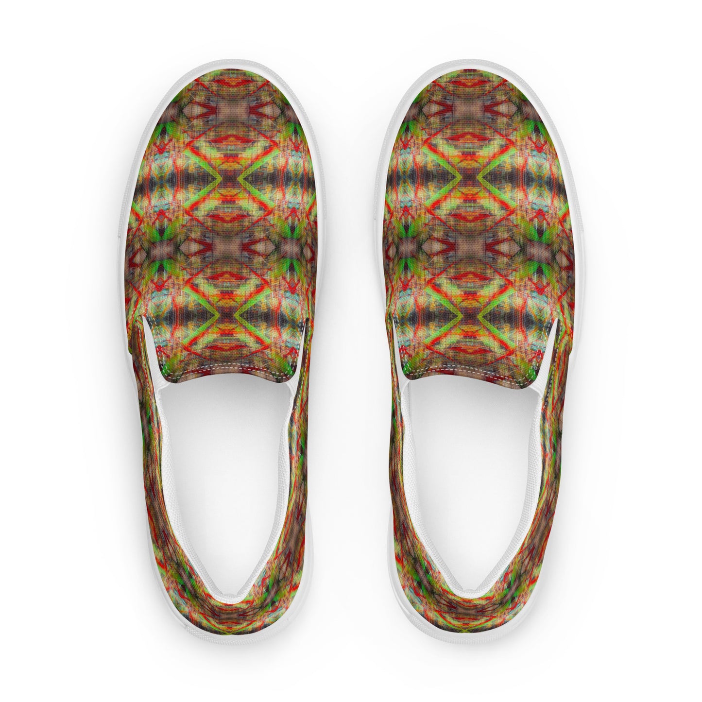 DMV 0495 Avant Garde Artsy Women’s slip-on canvas shoes