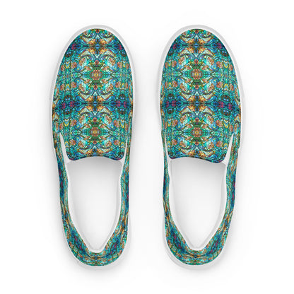 DMV 0966 Chic Boho Women’s slip-on canvas shoes