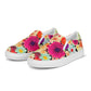 DMV 0424 Floral Women’s slip-on canvas shoes