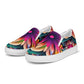 DMV 0658 Floral Women’s slip-on canvas shoes