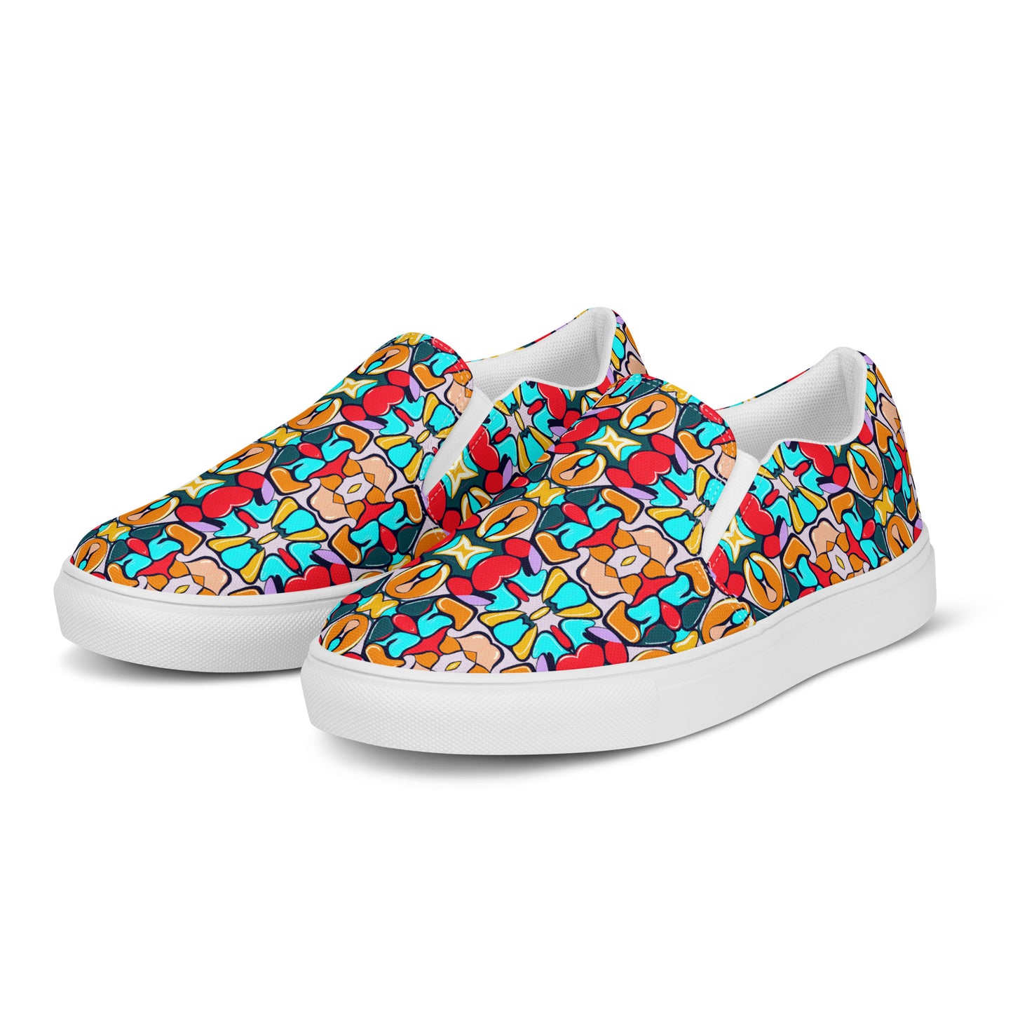 DMV 0388 Vintage Artsy Women’s slip-on canvas shoes