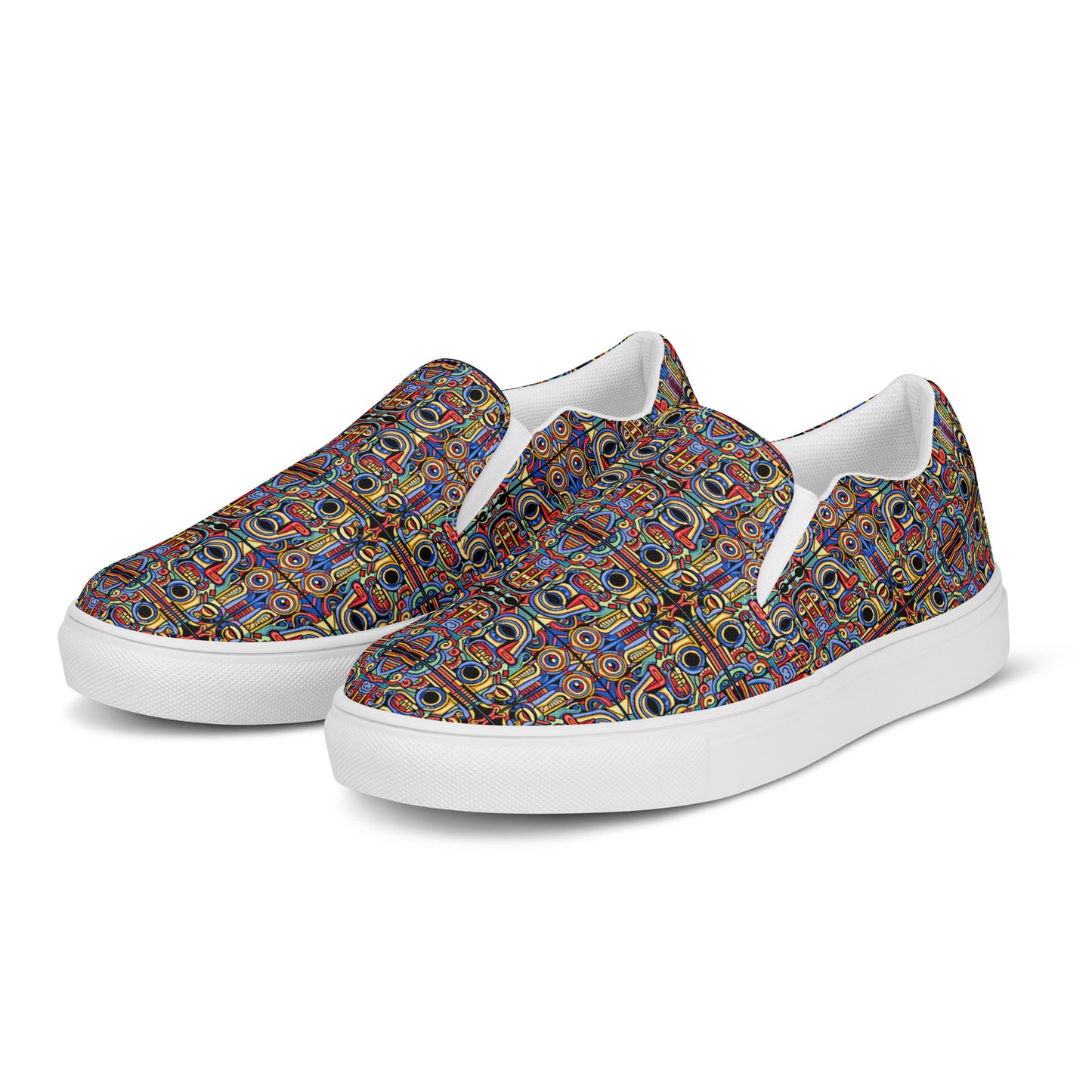 DMV 1338 Psy Artsy Women’s slip-on canvas shoes