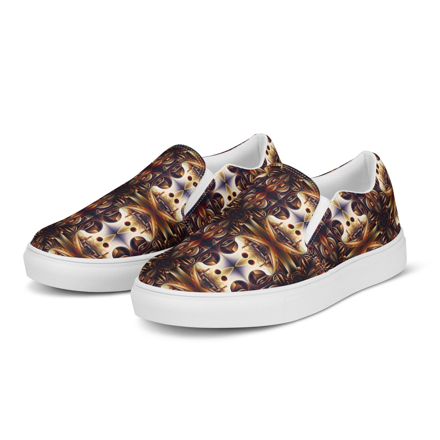 DMV 1576 Conceptual Artsy Women’s slip-on canvas shoes