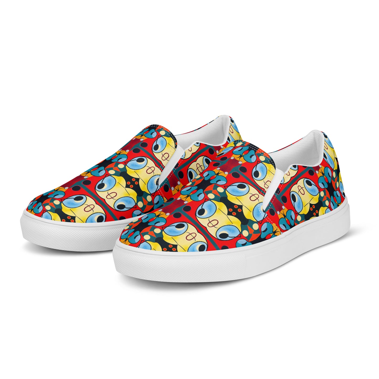 DMV 1663 Vintage Artsy Women’s slip-on canvas shoes