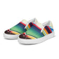 DMV 0896 Retro Art Women’s slip-on canvas shoes