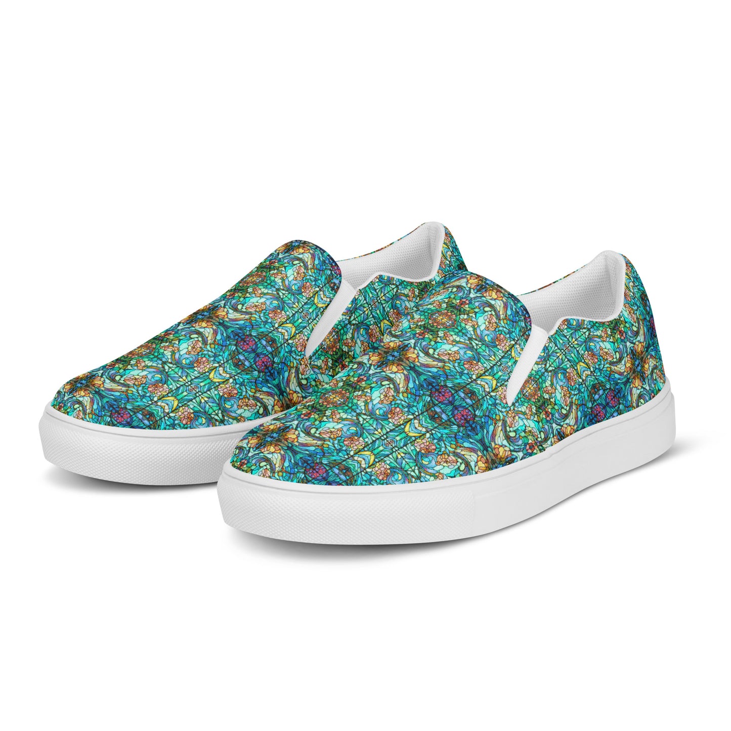 DMV 0966 Chic Boho Women’s slip-on canvas shoes