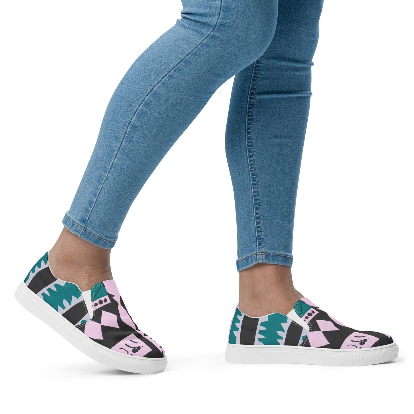 DMV 0229 Boho Women’s slip-on canvas shoes